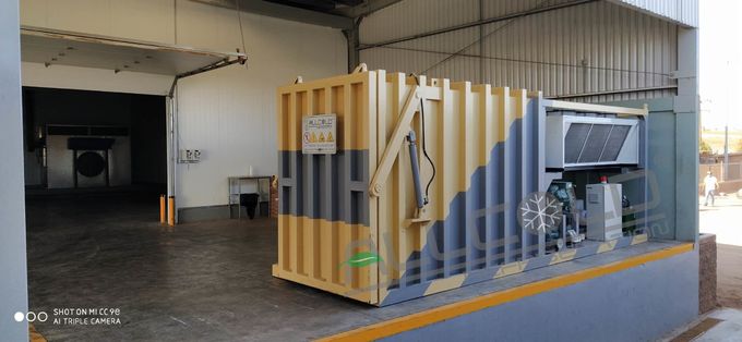 Full Automatic R404A 72KW 3P 4 Pallets Vegetables Coolers 3